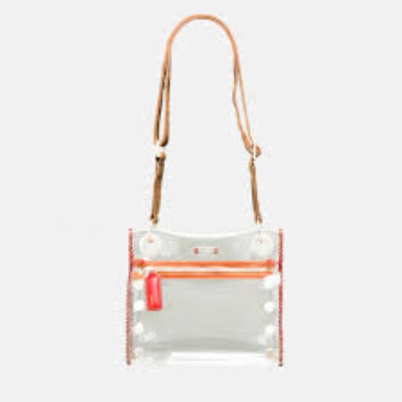 #104 NWT - Hammitt Tony Small Clear Clear/Brushed Gold One Size - Picture 2 of 6